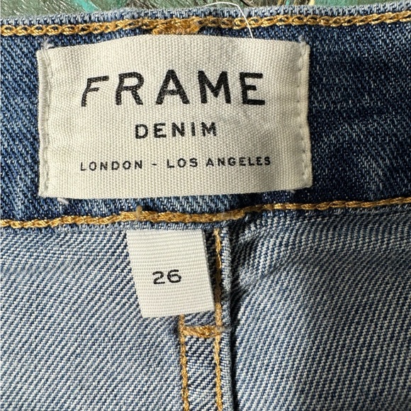 Frame Denim Le Nouveau Straight Jean in Jessie High Rise Size 26 - Picture 13 of 14